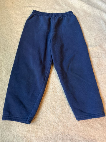 Hanes Navy Sweat pant 4T/4