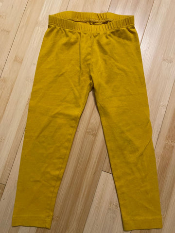 Old Navy Girls dark yellow mustard pants 3T/3
