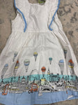 Penelope White and blue hot air balloon 3T/3