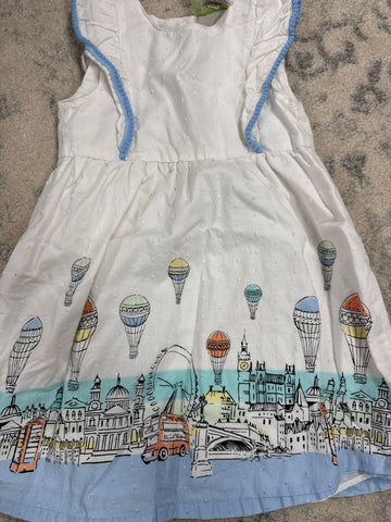 Penelope White and blue hot air balloon 3T/3
