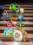 Misc. teethers, big rattle Pull vibrate toy, book Infant (0-2 yrs)