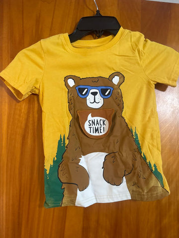 Carters Yellow bear tshirt 5T/5