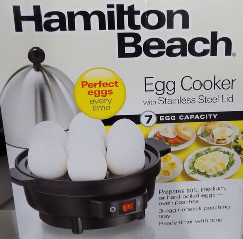 NEW Hamilton Beach 7 Egg Cooker Kitchen