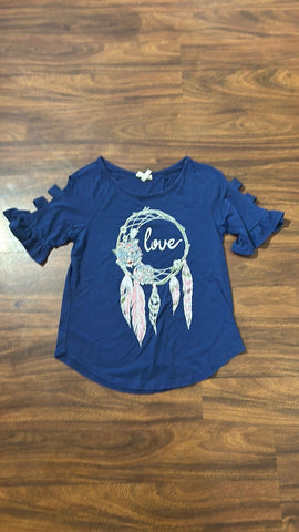 Self Esteem Short sleeved T-shirt, sleeve sports cut out design and ruffles 10