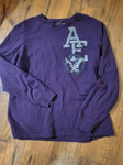 American eagle Ls purple Men's - XL