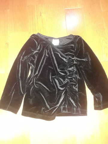 Circo Black Velvet Long Slv Shirt 24 Months