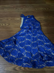 Be darling Blue lace over nude lining Women's 8