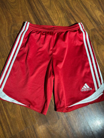 Adidas Red Adidas Shorts, size 14, great condition 14