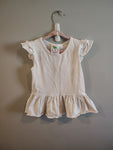 Shrimp & Grits Fits size 3T/4T solid white blouse good used condition shrimp&gri 3T/3