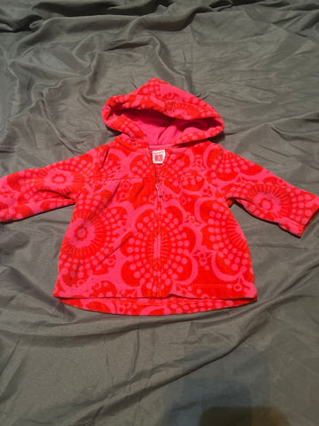 Carters Zip up fleece jacket 3-6 Months