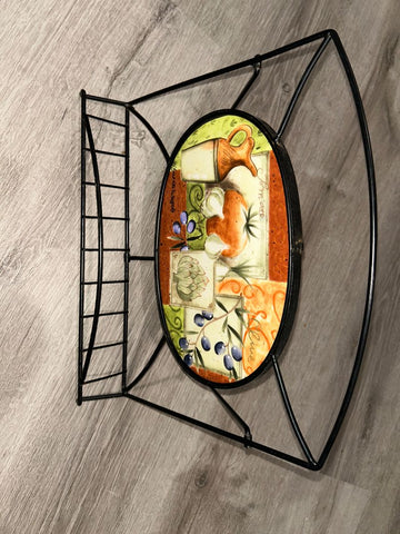 Counter Art Porcelain tile cookbook holder Decor