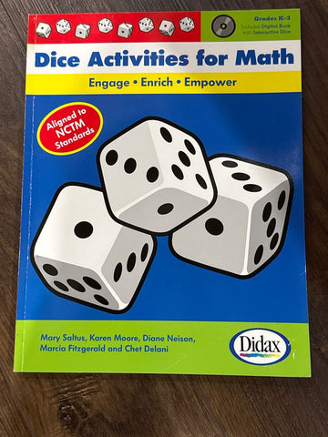 Didax Dice activities for math with Disc grades K-3 Curriculum