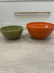 Tag 9 in Orange and 7 in green  bowls Kitchen