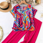SHEIN 2 piece set palazzo pants shirt Women's XXL 18