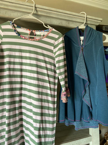 Matilda Jane combo set Dress and hoodie vest 14