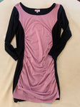 Labor of love Long shirt purple and black Women's Med 8-10
