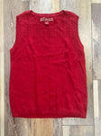 Girls' Gap Sweater Vest red sweater - SIZE 10/12 10