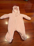 Carters Like new 3 mo sherpa fuzzy baby bunting worn maybe once 0-3 Months