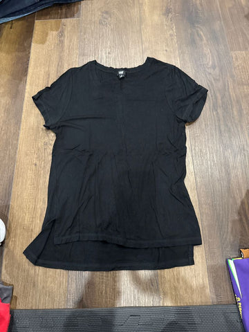 Lee Black top slight v neck Women's - S