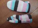 Clockwise Striped Fleece Mittens - no elastic 12 Months