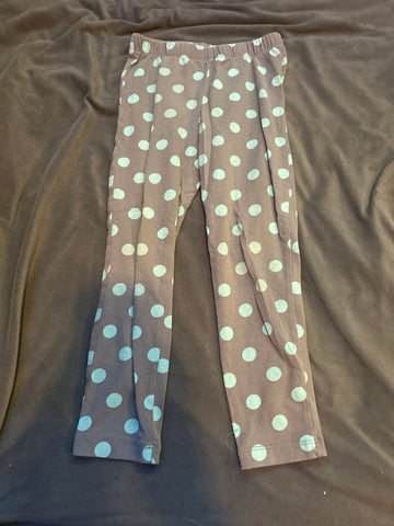 Faded Glory Pika dot leggings 6T/6X