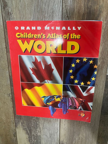 Children's Atlas of World Fair to good condition Educational