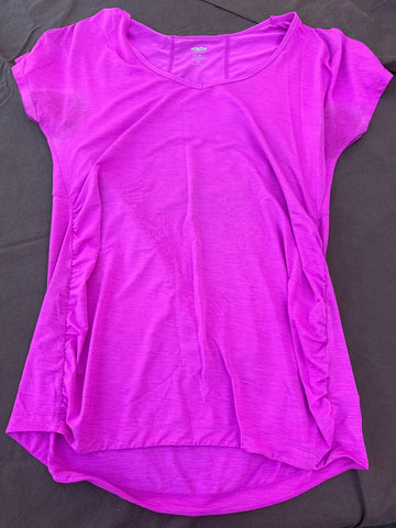 Old navy Purple workout shirt Women's Large 12-14