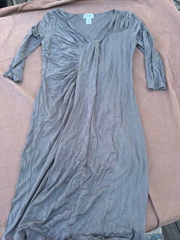 Motherhood Grey fitted dress Women's Med 8-10