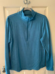 Layer8 Teal blue 1/4 zip. Women's - L