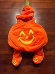 The Childrens Place Pumpkin costume with hat and booties 0-12 Months