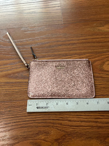 Kate spade Sparkle rose gold wristlet Bag