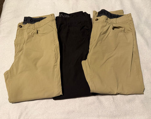 Denali Khaki x2 & black 38 x 30 38