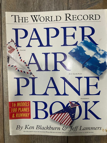 Paper Airplane book Fair condition, some pages missing, still usable Educational