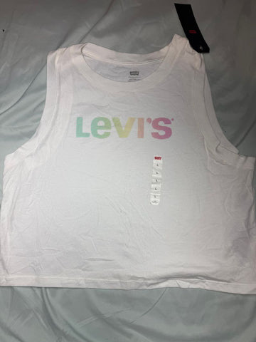 Levi White tank NWT Women's - L