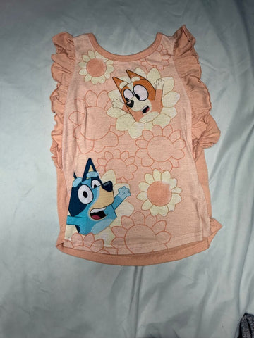 Bluey Bluey sleeper dress GUC 2T