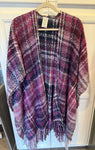 Wollrich Purple plaid wrap Miscellaneous