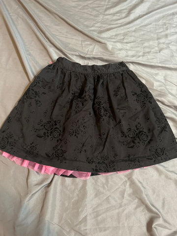 Hartstrings Black velvet skirt with pink tule underneath 7