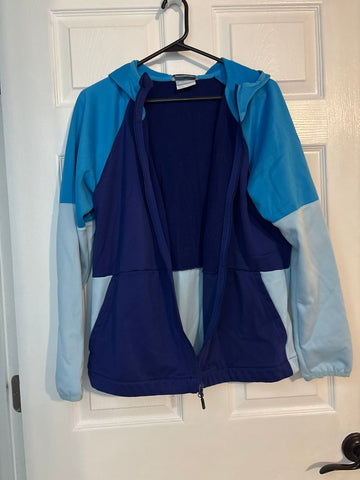 Columbia Tri color blue jacket Women's - L