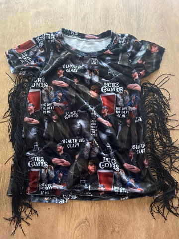 Luke combs velvet dress  3T/3