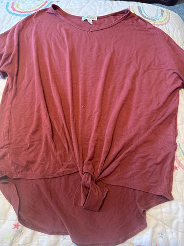 Crown of Hearts Burnt orange top 14