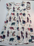 Boutique Printed bears 5T/5