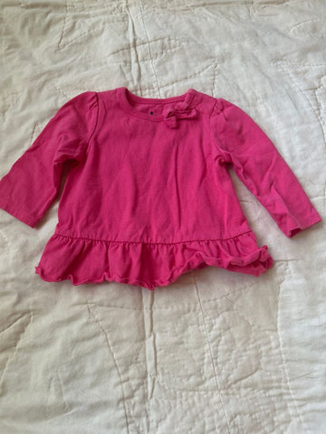 CIRCO 6 months, Long sleeved pink shirt 6-12 Months