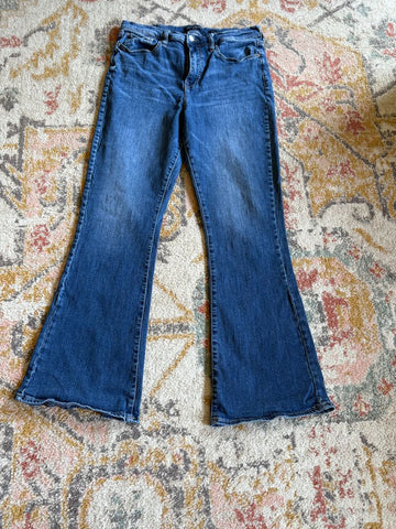 Lucky Brand Dark blue bootcut with stretch Women's 14