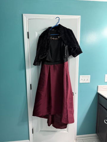 city chic high lo with faux fur jacket Women's XXXL 20