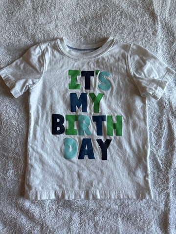 Carters Its my Birthday T-shirt 3T/3