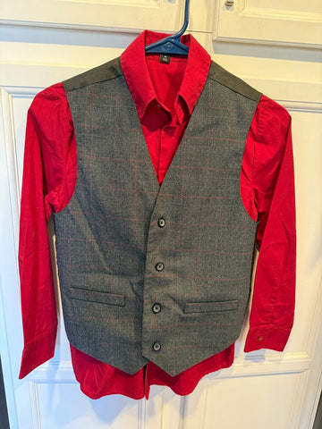 George 2 piece shirt & vest 12